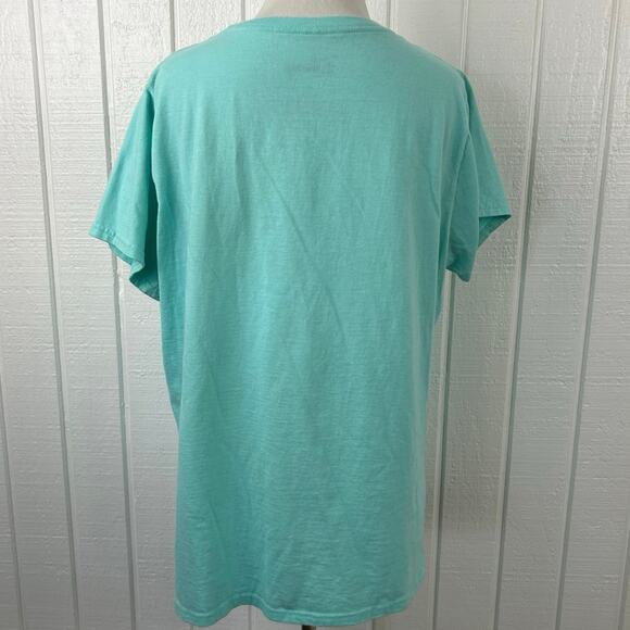 Disney Stitch Ohana Graphic Tee Blue Plus Size 1X - Picture 4 of 4